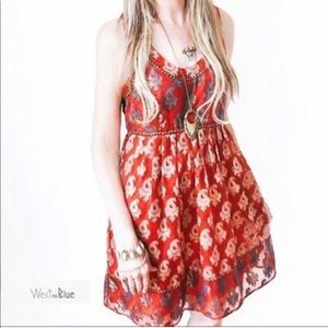 Free People Embroidered Dress